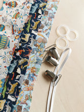 Indlæs billede til gallerivisning Sykit Liberty suttesnor 3 stk. blå nuancer