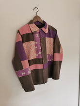 Indlæs billede til gallerivisning Patchwork forårsjakke/skjorte - str. M