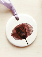 Indlæs billede til gallerivisning Blomsterophæng presset blomst #12