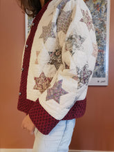 Indlæs billede til gallerivisning Patchwork jakke - stjerner