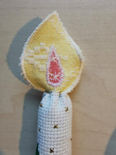 Indlæs billede til gallerivisning Evighedslys (stage) - juletræer og guldstøv (sæt af 2 stk)