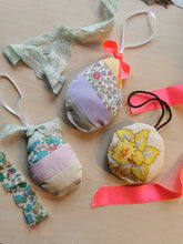 Indlæs billede til gallerivisning Patchwork påskeæg, pastelfarver