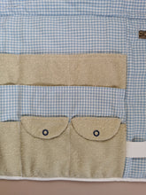 Indlæs billede til gallerivisning Krea etui - blå og hvide tern