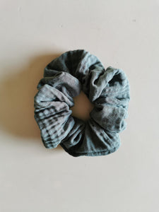 Scrunchie, musselin petroleumsgrøn