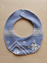 Indlæs billede til gallerivisning Savlesmæk - Blå med hvidt broderi
