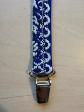 Indlæs billede til gallerivisning suttesnor - blå med hvid vævning
