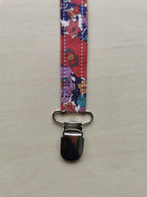 Indlæs billede til gallerivisning suttesnor - Liberty - Rød, lilla og rosa
