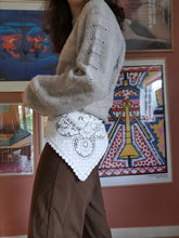 Indlæs billede til gallerivisning Belt skirt - råhvid blonde
