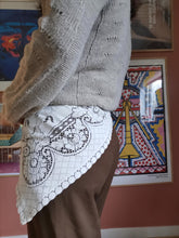 Indlæs billede til gallerivisning Belt skirt - råhvid blonde
