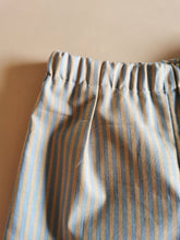 Indlæs billede til gallerivisning Ballonbukser - grå og blå striber - str. 98 - INTROPRIS
