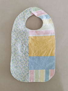 Spisesmæk, pastel patchwork, trykknap