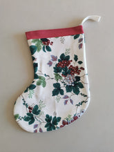 Indlæs billede til gallerivisning Julesok, vintagestof, ribs og roser
