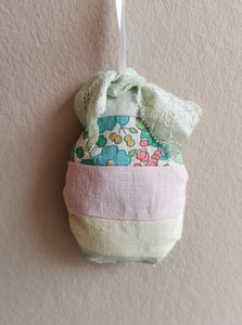 Patchwork påskeæg, pastelfarver