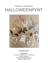 Indlæs billede til gallerivisning nemt symønster der viser hvordan du kan sy halloweenpynt. 
